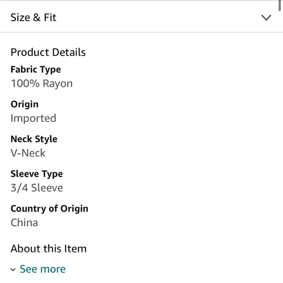 Boho Dress 3/4 Length Sleeve Small Summer - Picture 4 of 6